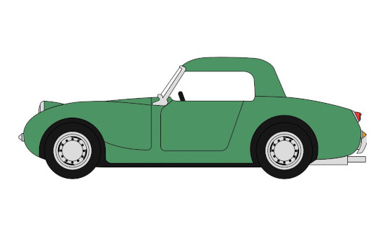 Oxford OXF76AHF003 Austin Healey Frogeye Sprite - grün - Vorbestellung 1:76