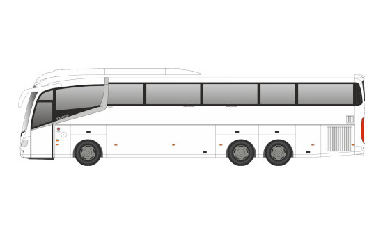 Oxford OXF76IR6009 Irizar I6 - weiss - Vorbestellung 1:76