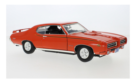 Motormax MOM73133ORANGE Pontiac GTO Judge - orange , Dekor - Vorbestellung 1:18