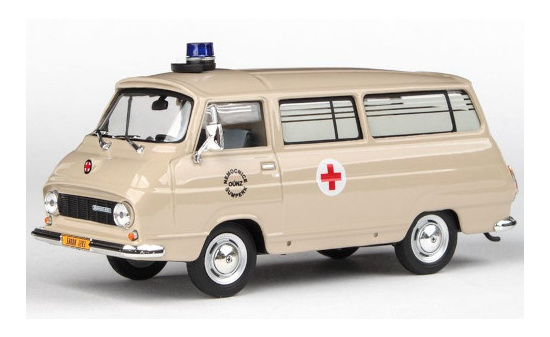 Abrex ABR143ABSX-715XO6 Skoda 1203 Mikrobus - Sanitka (CZ) - Vorbestellung 1:43