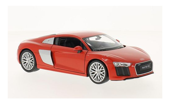 Welly WEL24065W-RED Audi R8 V10 - rot 1:24