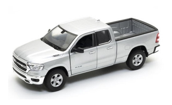 Welly WEL24104W-SILVER RAM 1500 - silber 1:24