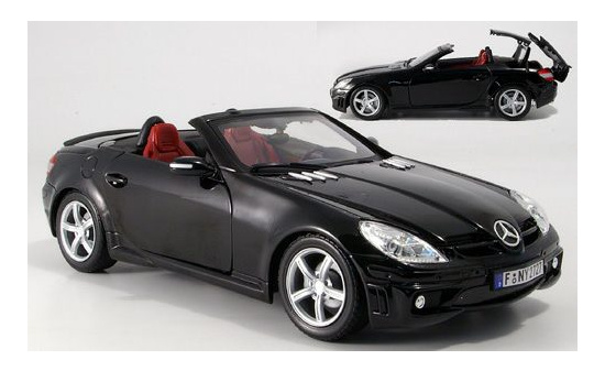 Motormax MOM73162BLACK Mercedes SLK 55 AMG (R171) - schwarz - Vorbestellung 1:18