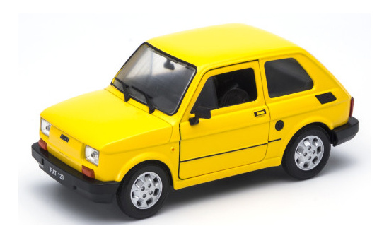 Welly WEL24066W-YELLOW Fiat 126p - gelb - Vorbestellung 1:24