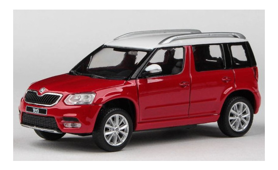 Abrex ABR143AB-031B-w Skoda Yeti FL - rot , weiss 1:43