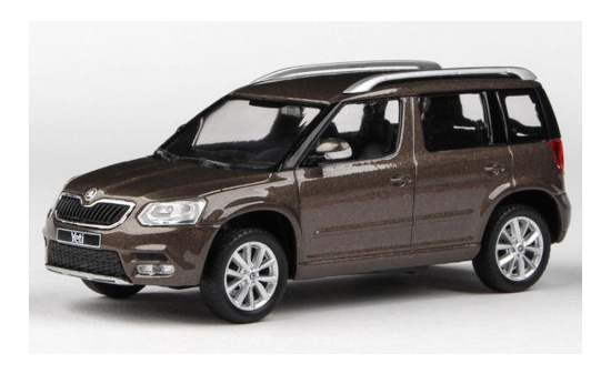 Abrex ABR143AB-031YI Skoda Yeti FL - braun (Metallic) 1:43