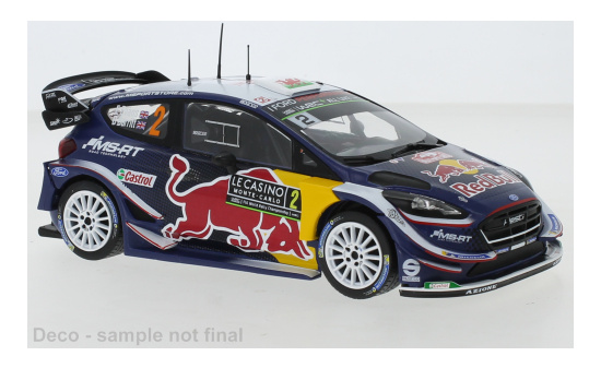 IXO IXO24RAL014B Ford Fiesta WRC - Red Bull - Rallye Monte Carlo - E.Evans - D.Barritt 1:24