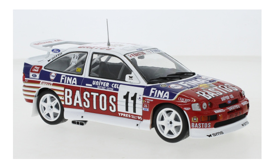 IXO IXO24RAL017B Ford Escort RS Cosworth - Bastos - 24h Ypres - M.Duez - D.Grataloup 1:24