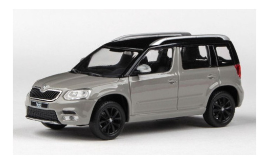 Abrex ABR143AB-031CN-b Skoda Yeti FL - hellgrau , schwarz 1:43