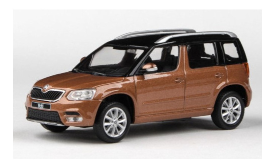 Abrex ABR143AB-031GN-b Skoda Yeti FL - hellbraun (Metallic) , schwarz - Vorbestellung 1:43