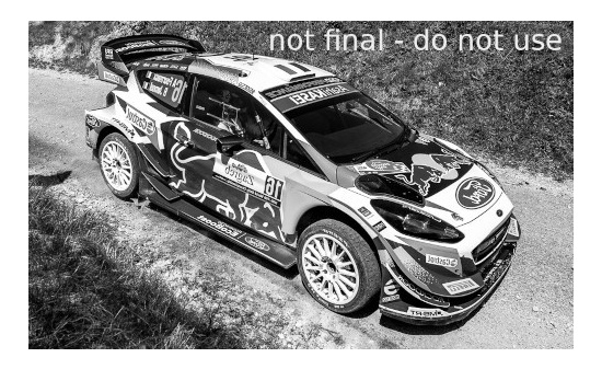 IXO IXORAM819A Ford Fiesta WRC - Red Bull - Rally Croatia - A.Fourmaux - R.Jamoul 1:43