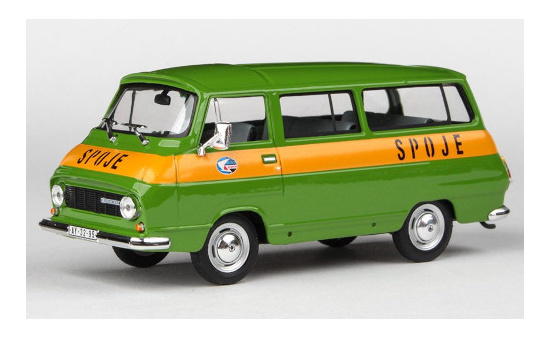 Abrex ABR143ABSX-705F02 Skoda 1203 Mikrobus - grün - Spoje 1:43