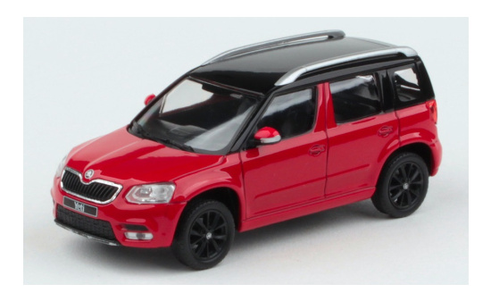 Abrex ABR143AB-031B-b Skoda Yeti FL - rot , schwarz 1:43