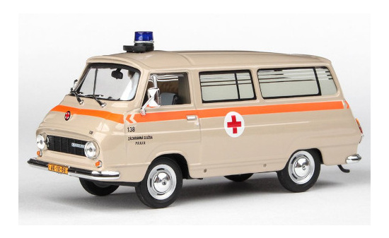 Abrex ABR143ABSX-715XO5 Skoda 1203 Mikrobus - Sanitka - Zachranka (CZ) 1:43