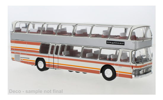 IXO IXOBUS033LQ Neoplan NH 22L Skyliner - weiss , rot 1:43