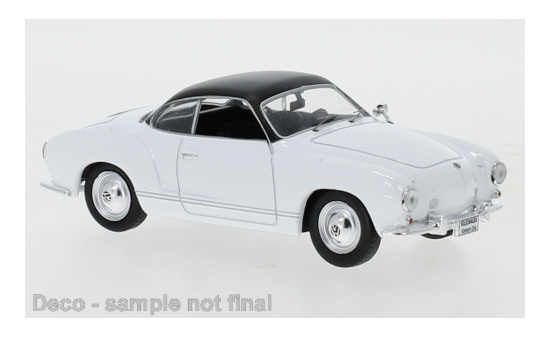 IXO IXOCLC421N VW Karmann Ghia Coupe - weiss , schwarz 1:43