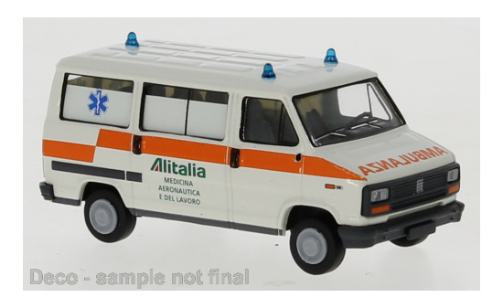 Brekina BRE34910 Fiat Ducato Bus - Ambulanza Alitalia 1:87