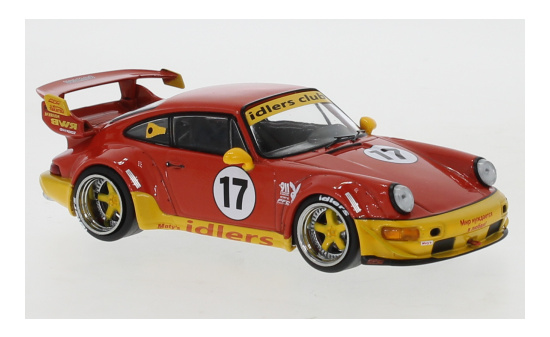 IXO IXOMOC317 Porsche 911 (964) RWB - rot , gelb - Idlers 1:43