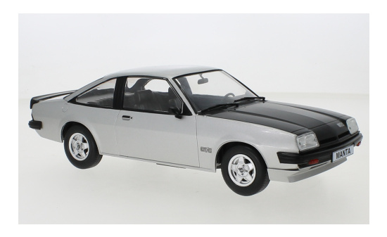 MCG MCG18258 Opel Manta B GT/E - silber , schwarz 1:18