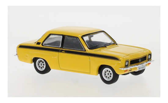 IXO IXOCLC418N Opel Ascona A Tuning - dunkelgelb , schwarz 1:43