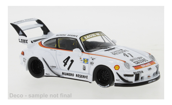 IXO IXOMOC322 Porsche 911 (993) RWB LBWK - weiss , Dekor 1:43