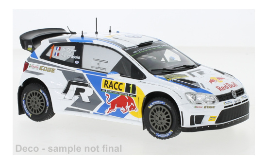 IXO IXO24RAL018A VW Polo R WRC - Red Bull - Rallye Catalunya - S.Ogier - J.Ingrassia 1:24