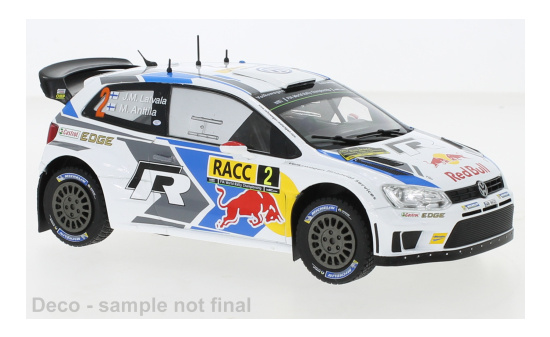 IXO IXO24RAL018B VW Polo R WRC - Red Bull - Rallye Catalunya - J-M.Latvala - M.Anttila 1:24